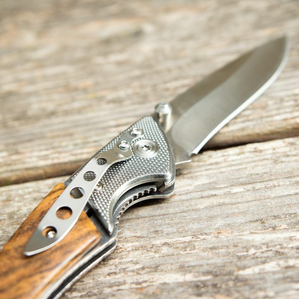 Hi-Tech Folding Knife Kit with exotic quincewood handles from William Wood-Write Ltd