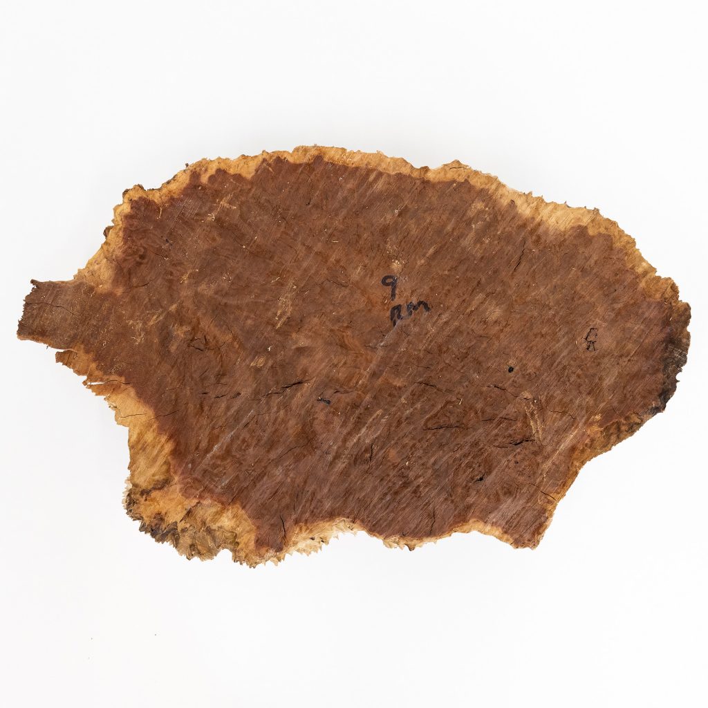 red mallee burl cap from William Wood-Write Ltd against white background