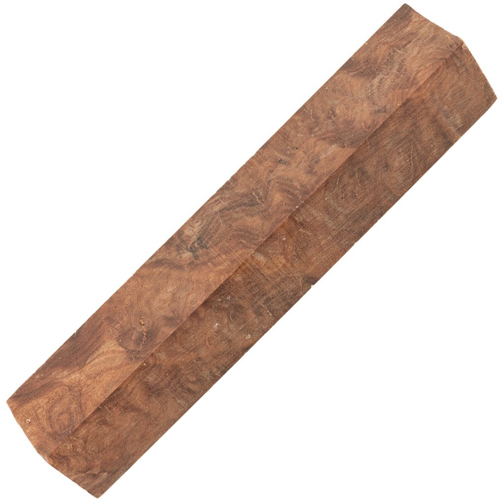 red mallee burl pen blank from William Wood-Write Ltd against white background