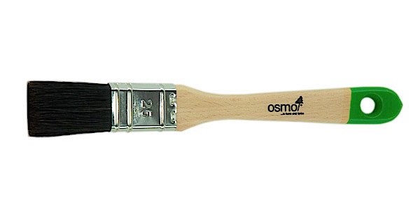 Osmo 25mm natural bristle brush for applying wood finishes on pen and project kits from William Wood-Write.