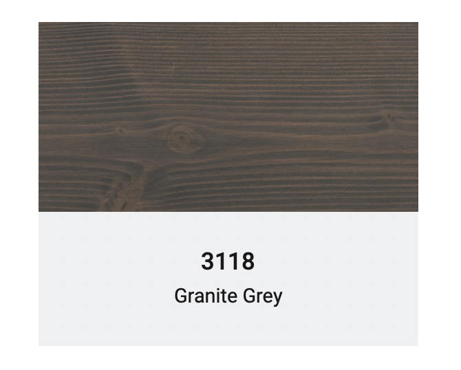 Osmo transparent Wood Wax finish from William Wood-Write in 3118 Granite Grey.