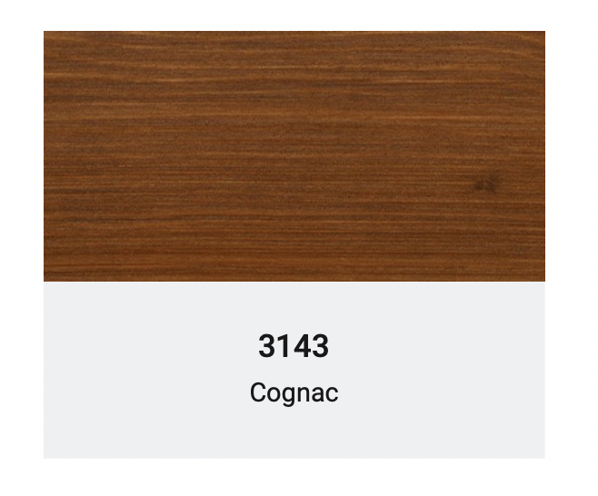 Osmo transparent Wood Wax finish from William Wood-Write in 3143 Cognac.