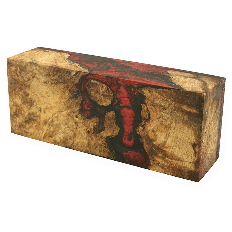 Red River acrylic and wood fusion knife block from William Wood-Write Ltd.