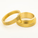 Threaded brass rings for vessels, jars or urns - 2