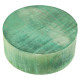 Curly Maple stabilized bowl blanks round green - 2