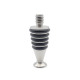 Stainless steel liquor bottle stopper kit -  made in USA