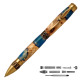 Propeller ballpoint pen kit by PSI - antique brass