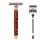 Safety razor handle kit by PSI - chrome