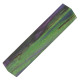 Stabilized double dyed Soft Maple pen blanks - lime green & purple 