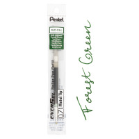 Pentel EnerGel liquid gel rollerball pen ink refill forest green - one pack