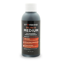 Starbond CA glue BLACK medium - 2 oz