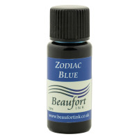 Bottled fountain pen ink by Beaufort SAMPLE size 10 mL - Zodiac Blue