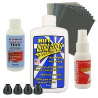 CA glue finishing starter kit