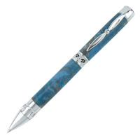 Propeller ballpoint pen kit by PSI - chrome